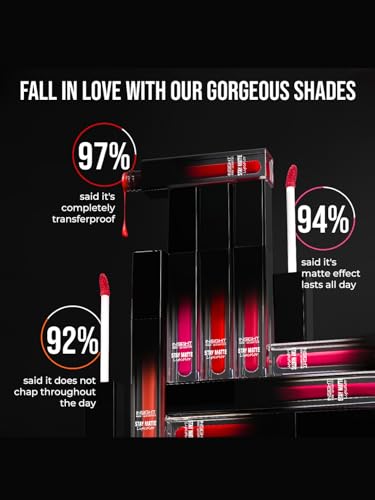 Image of INSIGHT Stay Matte Lipcolor | Butter Texture with Matte Finish | Long Lasting Formula | Transferproof | Comfortable Wear | Infused with Avocado Oil & Niacinamide - (DREAM BIG) 3g