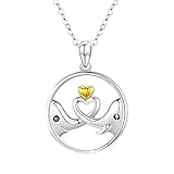 ♥ Sorgenfreier Kauf - Diese zierliche silberne Halskette bringt Ihnen Gesundheit und Liebe. Wenn Sie Probleme haben, können Sie sich gerne an uns wenden. Wir werden unser Bestes tun, um Ihre Zufriedenheit zu befriedigen. Sie können uns gerne kontaktieren.