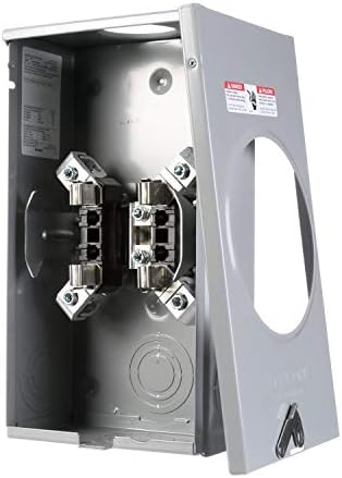 Siemens SUAT317-0G 200-Amp, 4 Jaw, Ringless Cover, Overhead Feed, Meter Socket, No Size, No Color