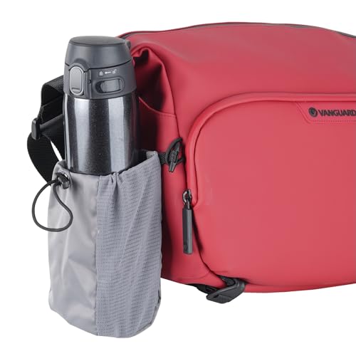 Image of Vanguard VEO Lite S7L Camera & Everyday Shoulder Bag (Red) - Fits Mirrorless Camera + Multiple Lenses, Tablet Storage, Removable Dividers, Easy-Clean Water-Resistant Design