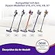 DEGG Staubsaugerrohr für Dyson V7, V8, V10, V11 und V15 Teleskoprohr 32MM, Verlängerungsrohr, Saugrohr Ersatzteile Staubsauger Zubehör - Farbe: Dunkelgrau
