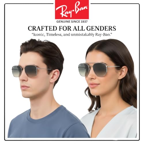 Image of Ray-Ban RB3707 Square-Round Sunglasses with Official RAYBAN Eyewear Kit