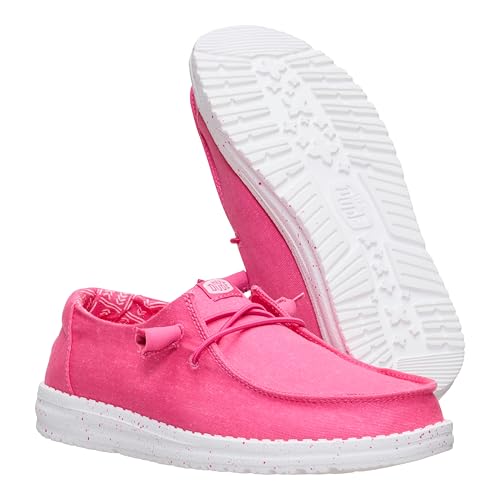 Image of HEYDUDE Women's Wendy Stretch Canvas Slip On Shoes | Easy On Loafer