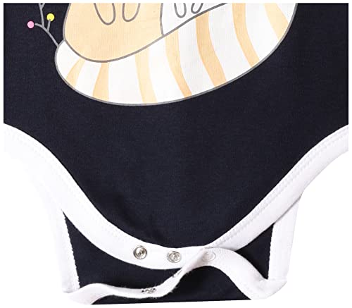 Image of Amazon Brand - Jam & Honey baby-girls Baby Boys & Girls Romper | New Born Baby Clothes | Label Free Comfort | 100% Cotton Baby Rompers | Onesies for Babies (Pack of 3)
