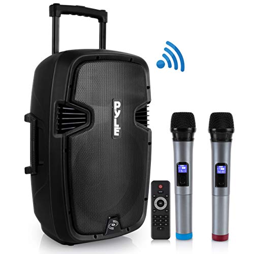 Karaoke Portable PA Speaker System - 1600W Active Powered Bluetooth Compatible Speaker, Rechargeable