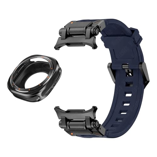 Boîtier en métal et bracelet caoutchouc fluoré Samsung Galaxy Watch 7 Ultra 47 mm