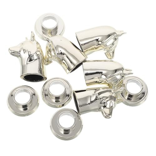 Alipis Tapones para Botellas de Perfume 13 Mm, Cierre a Presión, Diseño de Animal Dorado, 5 Unidades, Accesorios para Botellas Vacías, Sellado Hermético para Uso en Casa, Oficina y Viaje