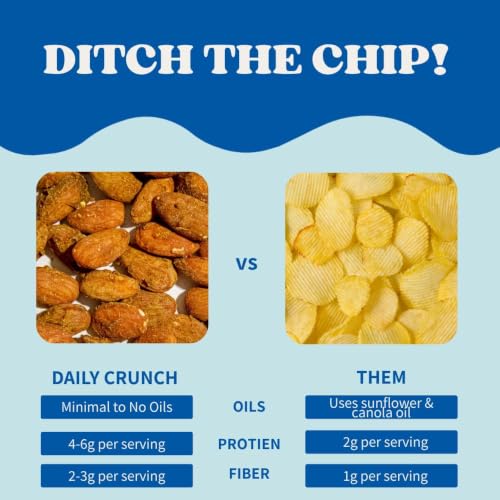 Image of Daily Crunch Sprouted Almonds, Sea Salt Vinegar, 4oz, 2 Pack