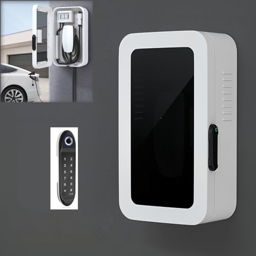XRRJFYH Schutzgehäuse für Wandladegeräte von EV Charger, Wallbox mit Schloss, Gehäuse für Elektrolaâ€¦ – Miniatur