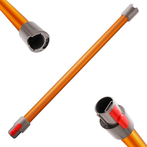 Qygba Tube Extension Pour Dyson V11 V10 V15 V8 V7 Aspirateur, Tube d'extension Pièces Détachées Longueur 73 CM (Orange)