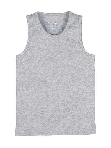 Image of KiddoPanti Boys 100% Cotton Rib Vest Pack of 3