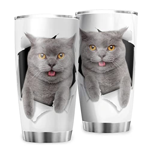 Taza térmica de acero inoxidable de 20 oz con doble pared aislada al vacío, taza de viaje, taza de café con tapa… - Imagen 3