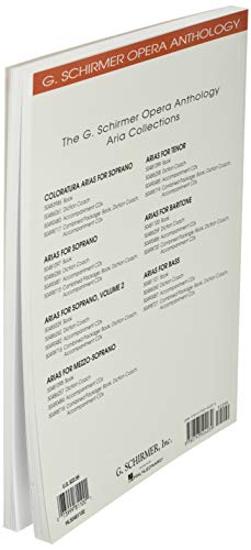 Arias for Baritone: G. Schirmer Opera Anthology