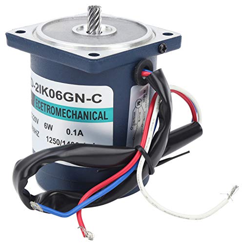 Micro moteur à engrenages AC 220V vitesse fixe 1400 tr/min