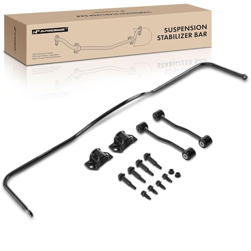 A-Premium [14mm] Rear Suspension Stabilizer Bar Link Kit with Sway Bar End Link & Bracket Compatible with Jeep Grand Cherokee 1999 2000 2001 2002 2003 2004 Replace # 52088739AD