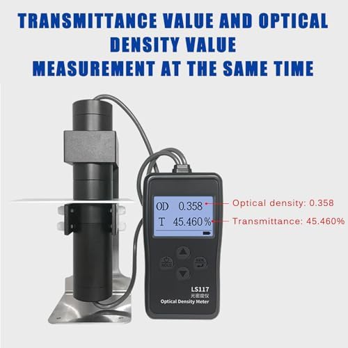 Medidor de transmitancia densitómetro óptico para pruebas de transparencia de vidrio, probador de película de ventana de ultra alta resolución