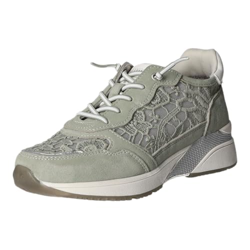 Mustang 1358-319, Zapatos con Cordones Mujer, Verde Pastel, 37 EU Mustang 1358-319, Zapatos con Cordones Mujer, Verde Pastel, 37 EU