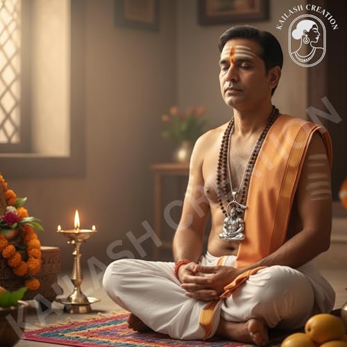 Image of Unisex Stainless Steel Silver Hanuman Ji Pendant Necklace - Lord Mahabali, Meditation Pose, Gada Design, Bajrang Bali, Veer Hanuman & Devotional Face Locket with 24 Inch Chain for Men & Women