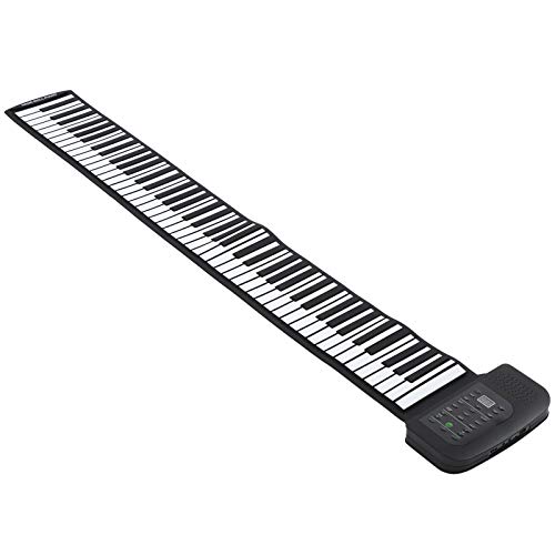 Clavier de Piano électrique Hand Roll Piano Roll Up Clavier de Piano léger pour les mélomanes pour les enfants(88 key English) - Les Beatles, Paul McCartney, John Lennon, RIngo Starr, George Harrison Clavier de Piano électrique Hand Roll Piano Roll Up Clavier de Piano léger pour les mélomanes pour les enfants(88 key English) – Image 6
