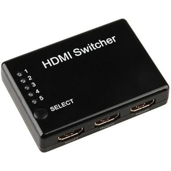 SANOXY HDMI 5x1 5 Port Switch/Switcher with IR Remote Support 3D