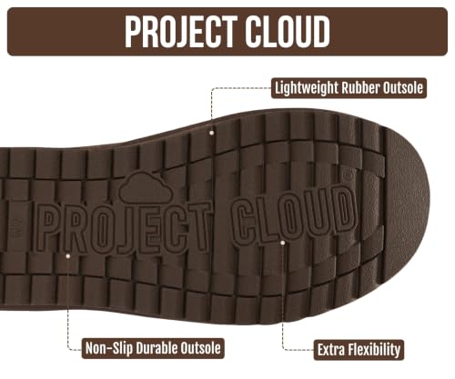 Image of Project Cloud 100% Genuine Leather Comfortable Womens Ankle Boots | Water Resistant Memory Foam Insole Winter Shoes - Trendy Footwear Outdoor Fall Shoes for Women - Winter Boots for Women