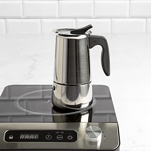 Primula 6 Cup Stovetop Espresso Coffee Maker, Stainless Steel (PES-4606) by Primula - Image 8