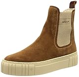 / GANT FOOTWEAR Damen Snowmont Chelsea Boot Schneestiefel, Cognac+Dry Sand, 37 EU