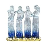 Cadeau d'amitié parfait : les statues et figurines de sœur combinent des sculptures complexes avec une signification symbolique, célébrant la croissance partagée et fournissant un souvenir intemporel pour marquer les anniversaires d'amitié ou exprimer les bénédictions, ajoutant une valeur sentimentale à la fois aux collections personnelles et aux gestes sincères