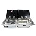 Bruciatore a gas in acciaio inox e acciaio inox con vetro temperato Lid Dometic Combinazione di lavastoviglie per caravan, camper, barca, 30,5 x 14,4 x 5,9/4,7" GR-904RD