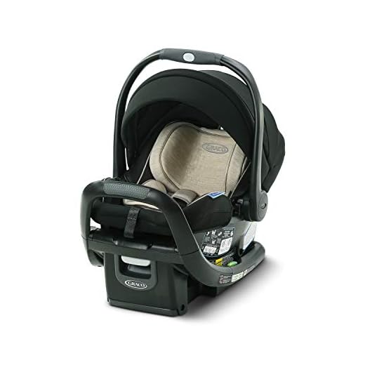 GRACO SnugFit 35 DLX Infant Car Seat Baby Car Seat with Anti Rebound Bar, Pierce , 27.5x17.5x25.5 Inch (Pack of 1)