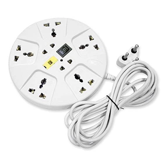 Extension Cord Multi Socket 6 Amp Multi Plug Point Extension Cord with