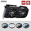 MSI NVIDIA GeForce RTX 5070 12G Shadow 2X OC Carte Graphique - 12 Go GDDR7 (28 GB/s /192 Bits), PCIe 5.0 - Double Ventilateur (2X Ventilateurs TORX 5.0), HDMI 2.1b, DisplayPort 2.1b, SFF Ready