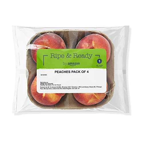 by Amazon Ripe & Ready Peaches 4 Pack