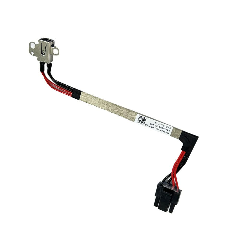 ZAHARA Alimentación DC Power Jack DC Jack para MSI Katana GL66 MS1581, GF66 11UE 11UG 11UEK 11UGK 11UH/ para MSI Katana 15 A11UE, A11UG, A12UC295US MS1584/ Crosshair 15 A11UEK