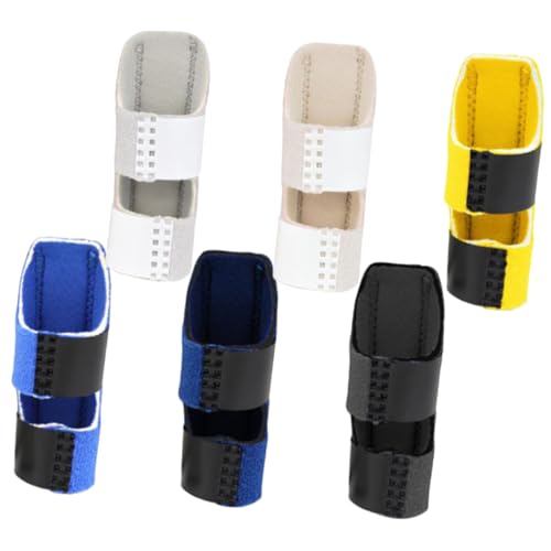 DEARMAMY 6Pcs Finger Sprain Fixation Band Comfortable Joint Support Wrap for Injury Relief Breathable Design for Finger Protection and Stability During Daily Activities
