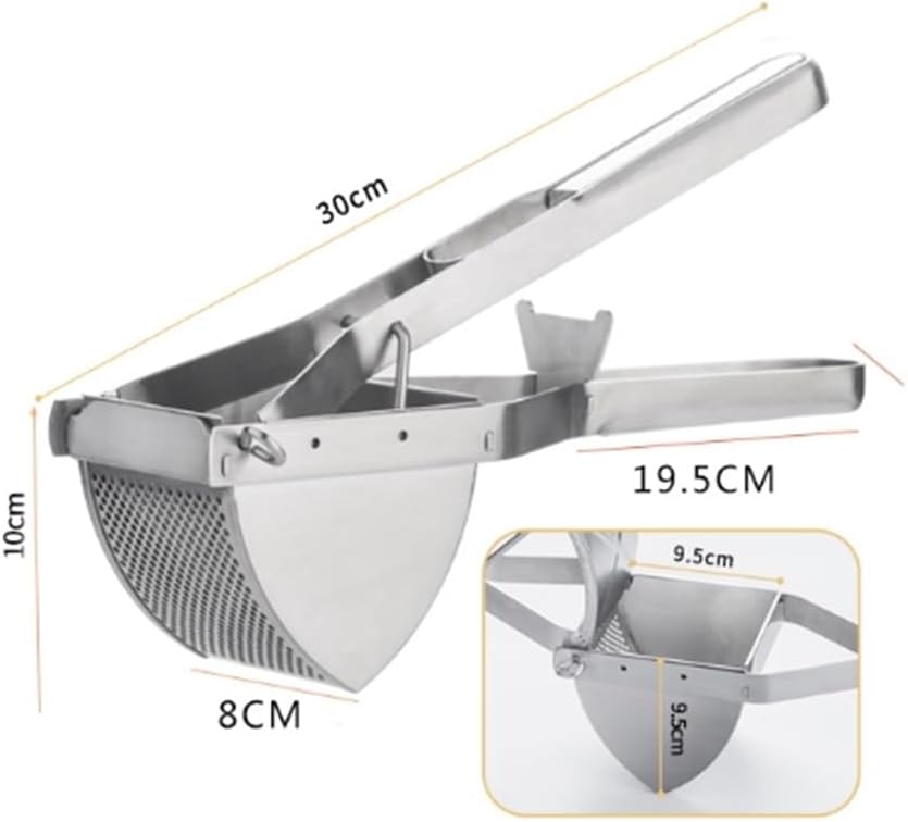 Potato mashers,Potato Ricer Masher Stainless Steel Manual Potato Press For Mashed Potatoes