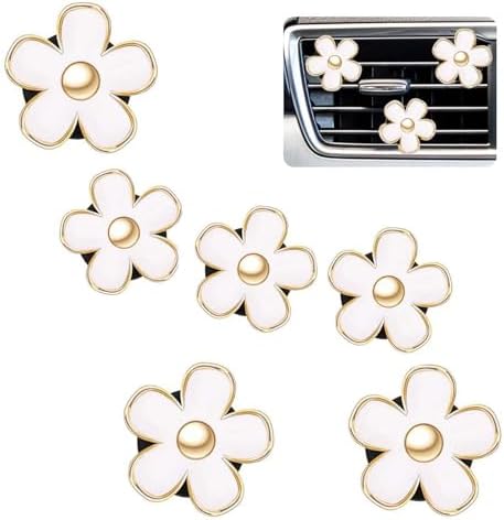 6 PCS Car Air Vent Clips - Cute Bow Decorations For AC Vents