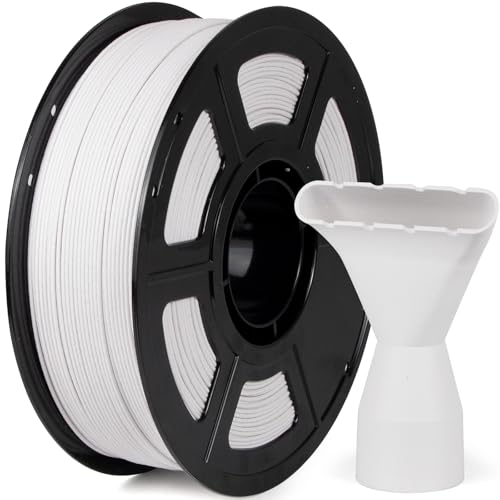 Image of IEMAI Glass Fiber ASA Filament 1.75mm Matte White 1kg, ASA-GF 3D Printer Filament with UV & Weather Resistant, Dimensional Stability & Low Warpage for Outdoor Functional Parts
