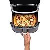 Russell Hobbs Freidora de Aire, Air Fryer, Freidora sin Aceite 8,3 L, XXL [tamaño compacto, bajo nivel ruido, pizzas de 26 cm] Satisfry (piezas aptas lavavajillas, pantalla táctil, grill) 27632-56 #5