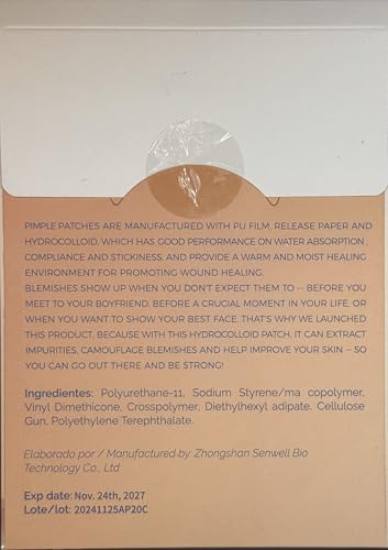 100 adesivos coloridos de espinhas (5 pacotes de 20 cada) - 331 Goods Beauty Essentials