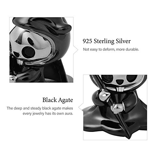 Image of GNOCE Witch Cauldron Pendant Charm,S925 Sterling Silver with Ruby Gemstones Dangle Charms Bead For Bracelets /Necklace Jewelry Gift For Women Girls Wife Daughter