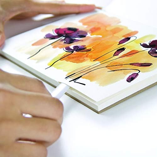 Fluid 100 Watercolor Paper Block, 4 x 6 inches, 15 Sheets, 140 lb (300 GSM) 100% Cotton Cold Press Pad for Artist Painting and Wet Media - 3
