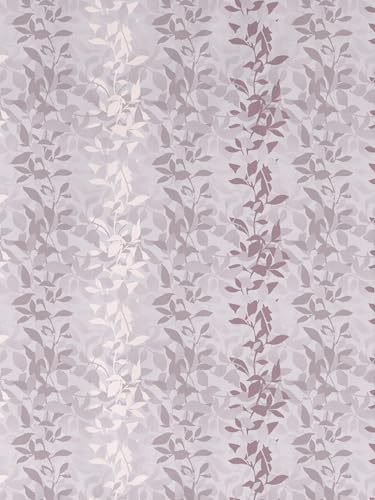 Image of DDECOR Live Beautiful 100% Compact Combed Cotton Leaves King Flat Bedsheet with 2 Pillow Covers | Rotary Print 145TC | Perfect for Everyday Bedroom Use | Cresta Collection | 2.24 x 2.54 M|Lilac Purple