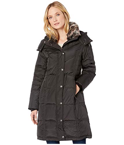 LONDON FOG 3/4 Down with Hood Black MD