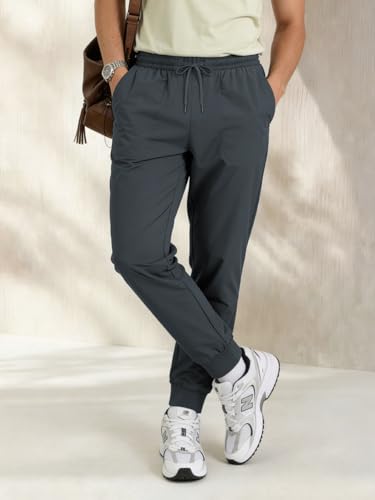 Image of DAMENSCH Men's Microfibre, Ultra-Lightweight, Durable, 4-Way Stretch Araam Joggers