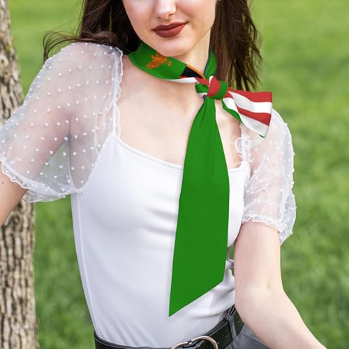 America Zambia Zambian Flag Lightweight Women's Fashion Scarf - Versatile Printed Scarf for Daily Wear, Office & Parties3