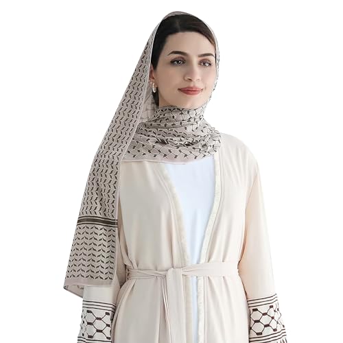 OhMill Palestine Scarf Shemagh Hijab Scarf for Women Palestinian Keffiyeh Scarf Khimar Hijab Head Scarf Shemagh Scarf