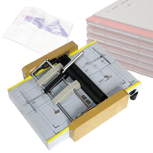 Maszyna do składania folderów papierowych MAX 30 cm × 17,7 cm elektryczna zszywacz do książek A3 broszury podręczniki zaproszenia, 1000 zszywek
