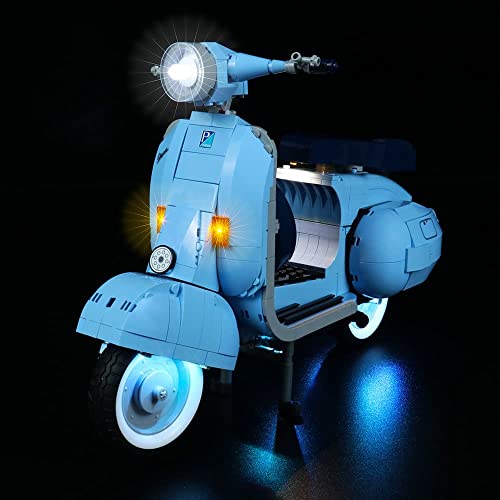 FULHOLPE LED Beleuchtung Lichtset für Lego Vespa 125 Vintage Roller Modellbausatz, LED Licht Kit Beleuchtungsset… – Bild 2