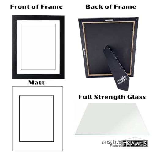 Creative Picture Frames 8 x 10.5 Magazine Frame with Full-Strength Glass, Carnegie Stainless Steel Molding with White Mat (Magazine Not Included)